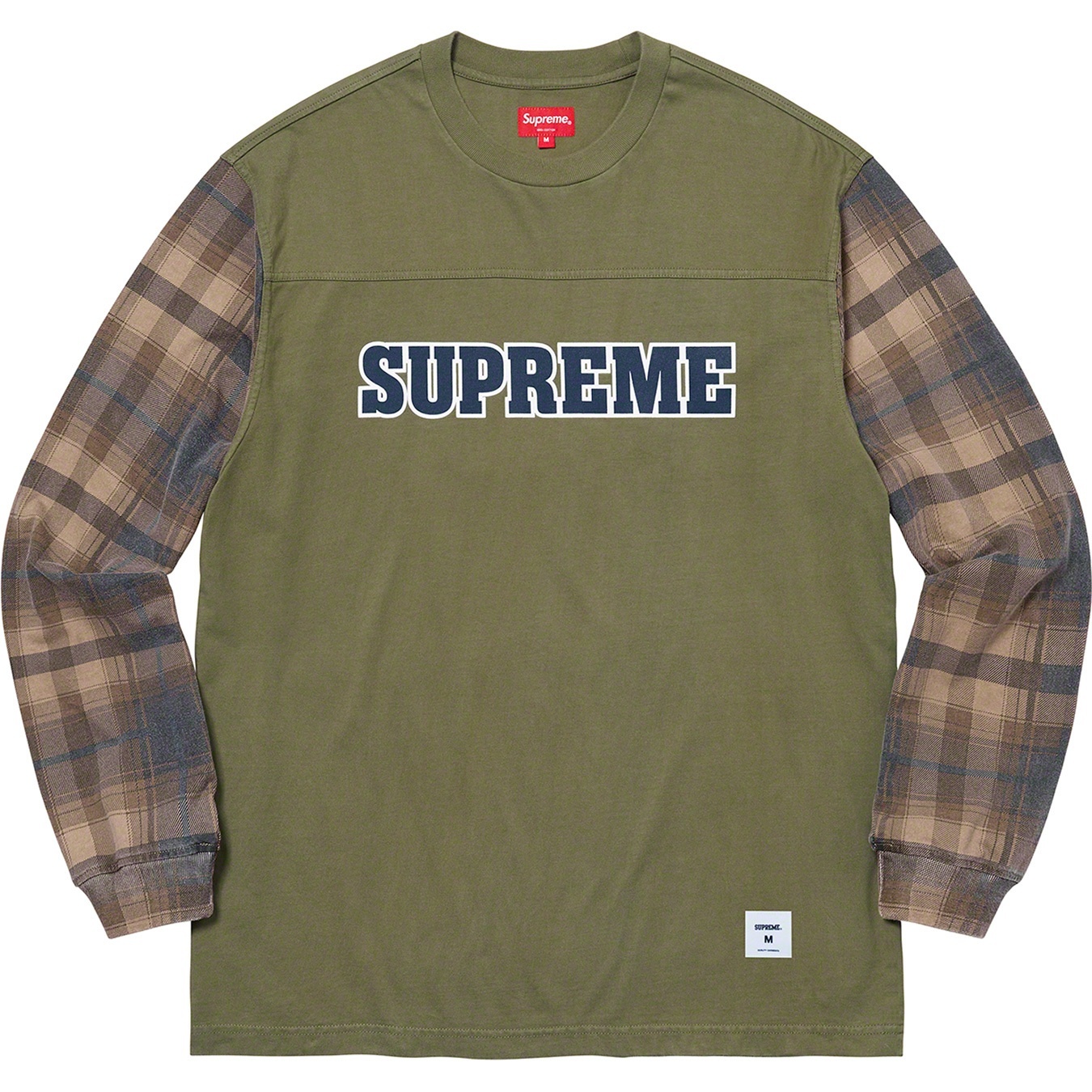 Plaid Sleeve L/S Top view 8